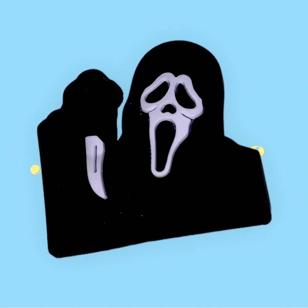 Scream Crocs CROCS | Accessories | New Halloween Horror Ghostface From Scream Movie ...